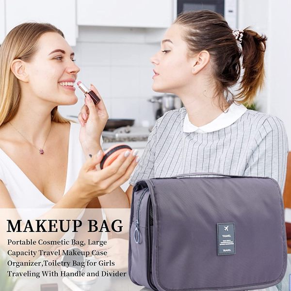 Toalettväska Multifunktionell Kosmetisk Väska Bärbar Makeup Väska
