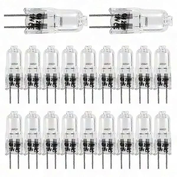 20 st G4 Halogenlampor, 20W 12V Halogenlampor