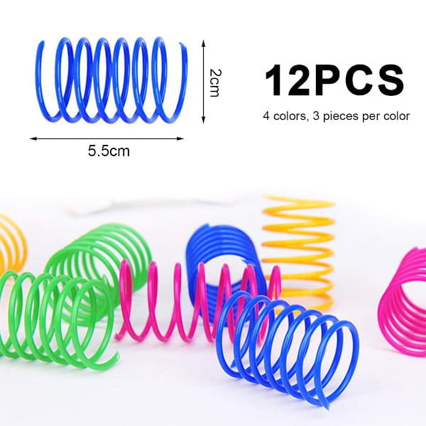 Kissan spiraalijousi, luova lelu ajan tappamiseen ja kunnon ylläpitämiseen, interaktiivinen kestävä raskas muovinen värikäs lelu läpsyttelyyn
