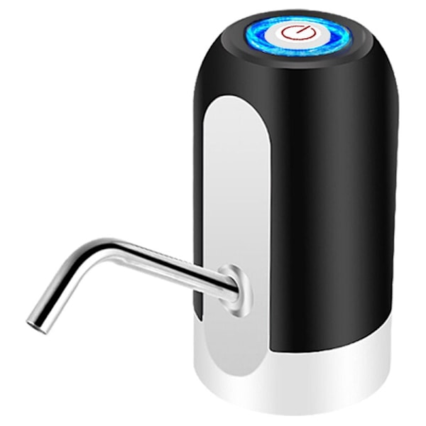 1 st svart automatisk vattenpump för flaskor - USB-laddare, för hem, kontor, camping, resor.