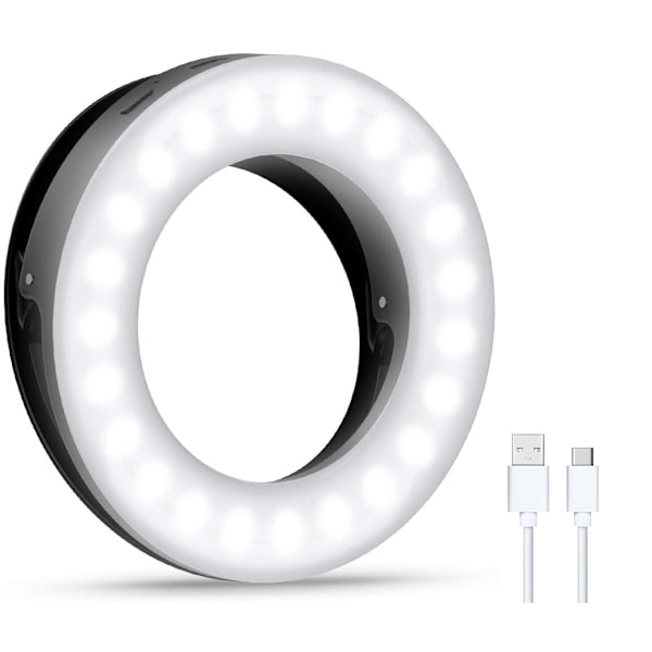 Selfie-lys, Selfie-lys mobil, Ringlys mobil, 40 LED