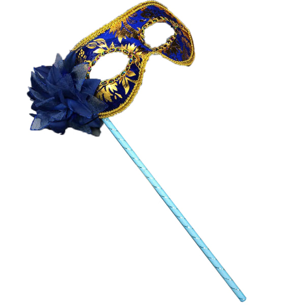 Ball Handheld Veil Mask - Blue Handheld