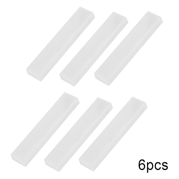 Uudet naudanluusta valmistetut kitaran mutterit osat tarvikkeet 52x6x10mm (6 kpl)
