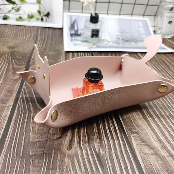 Skinntjenerbrett Catchall: Nattbord Skrivebord Kommode