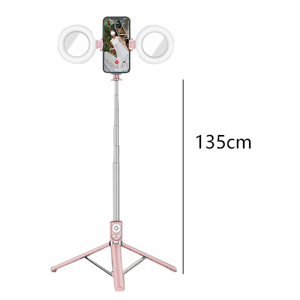 Utökbar Selfie Stick med Tik Tok Uppladdningsbar Trådlös