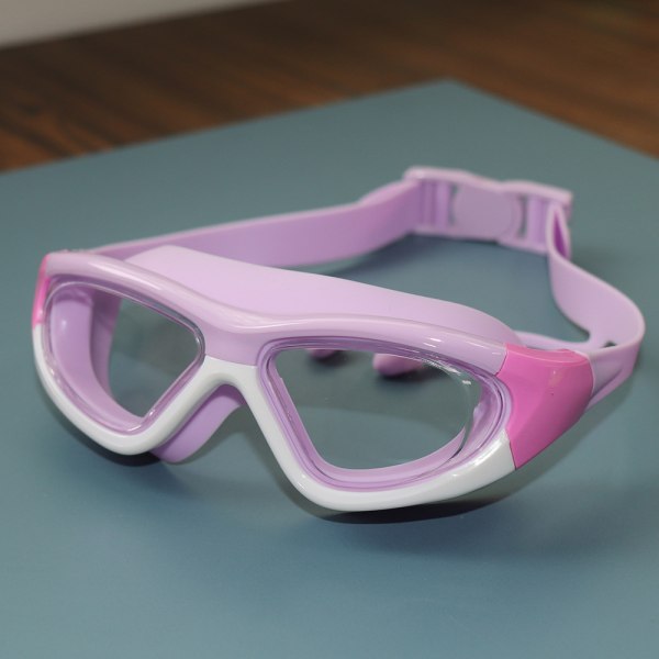 Simglasögon för barn, anti-dimma, UV-skydd, med öronproppar