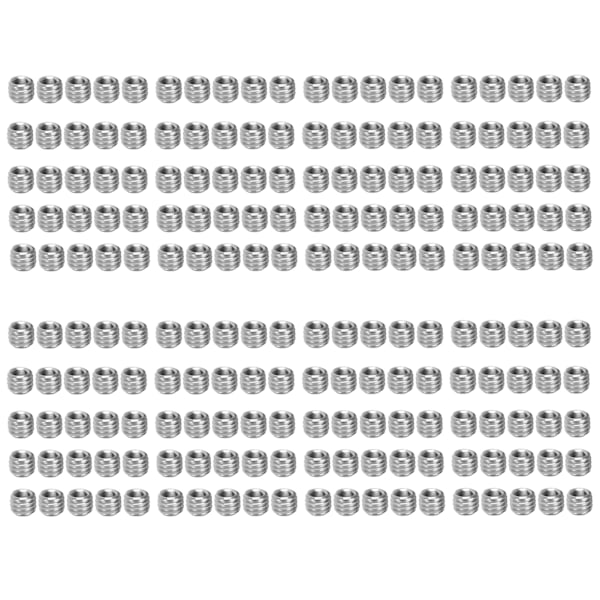 200 stk rustfrie stålskruer med innvendig sekskant, sett med skruer, sortimentsett for dørhåndtak 2806‑0005‑0004