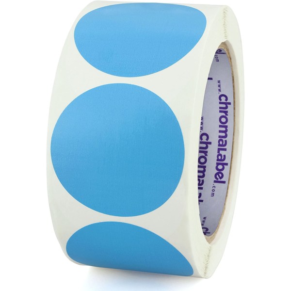 Etiket 1 Inch Runde Permanente Farvekode Dot Stickers, 500 pr