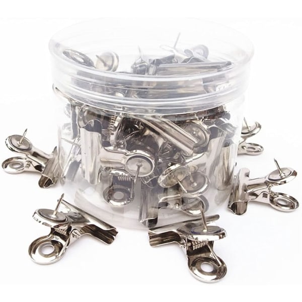 30 kpl Push Pins Clips Heavy Duty Clips with Pins Creative
