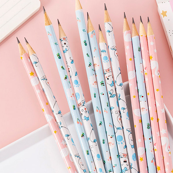 Blyant, 10 blyanter per pakke, egnet for skole, student, kunst,