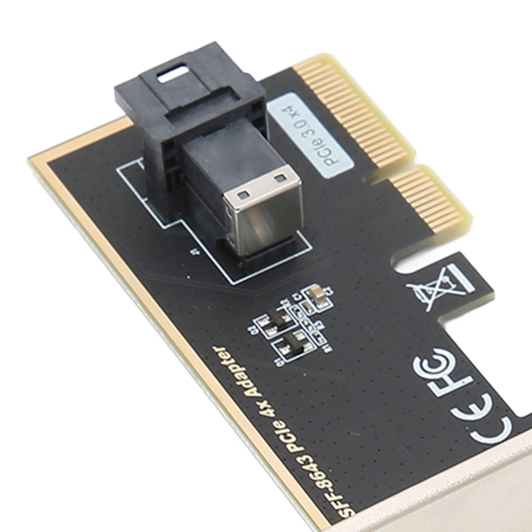 PCIE X4 till U.2 Adapterkort SFF-8643 Mini SAS HD 36Pin Hona PCIE Adapterkort för Vanlig Stationär Dator