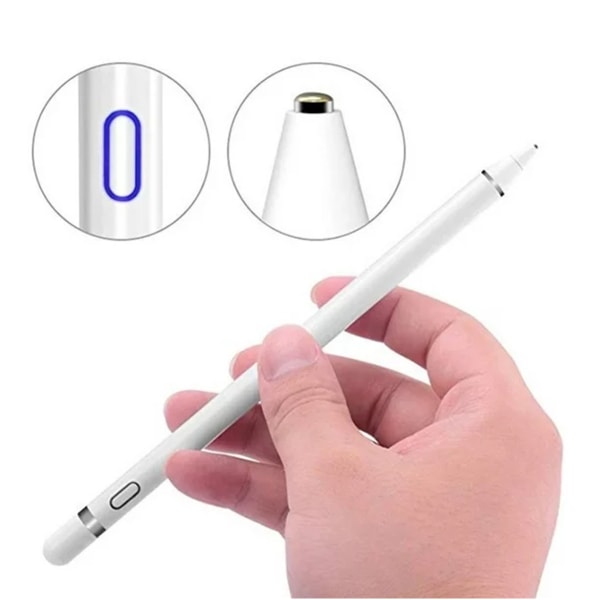 Universal kapacitiv tynd stylus pen til touchscreens