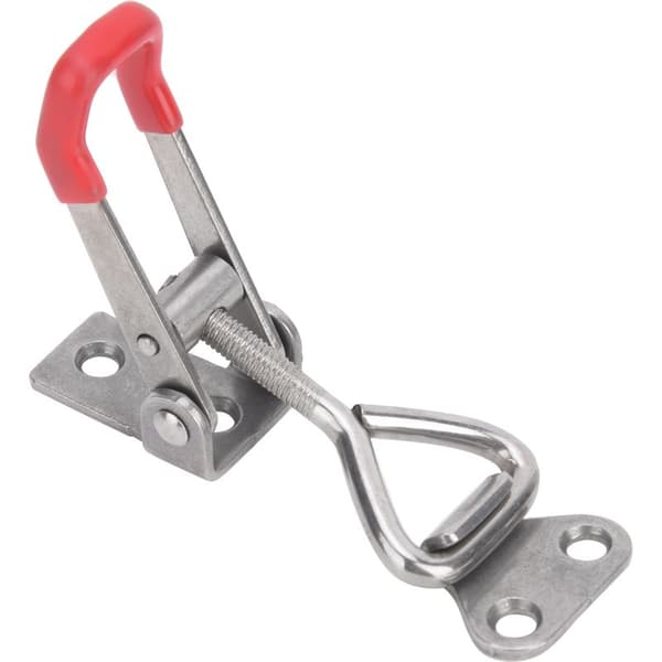 Eosnow 2-pack 304 rostfritt stål vippklämmor, justerbart spänne, snabbfäste, handverktyg
