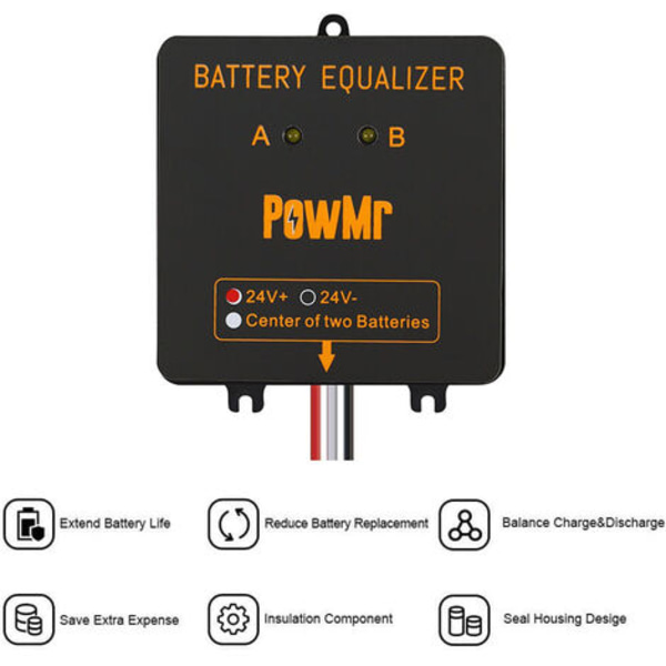 Akkujen tasapainottaja Akkujen tasapainottaja aurinkojärjestelmälle, 12V UNOIU