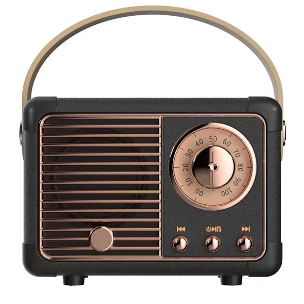 Retro Bluetooth-kaiutin, Vintage-sisustus, Pieni langaton Bluetooth-kaiutin, Söpö vanhanaikainen tyyli