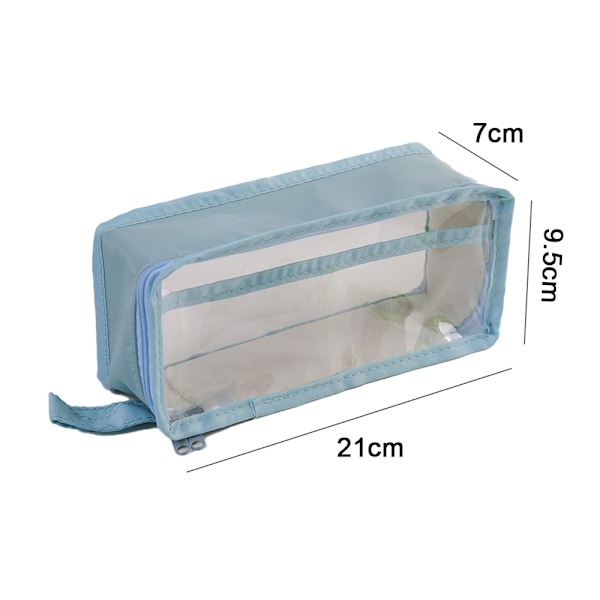 2-pack pennfodral för markeringspenna, pennfodral, transparent