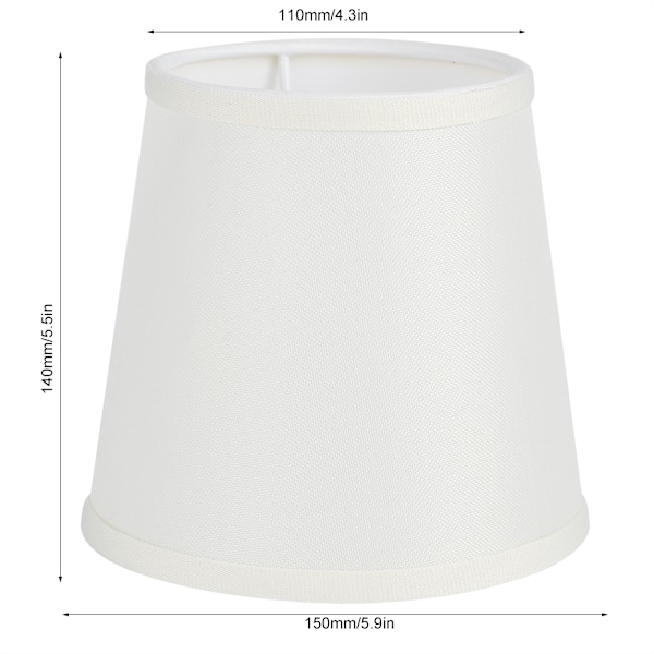 Retro Simple Style Line Kangaslampun Varjostime Valon Peite Tarvikkeet Kattokruunuun Seinävaloon PX29 Beige