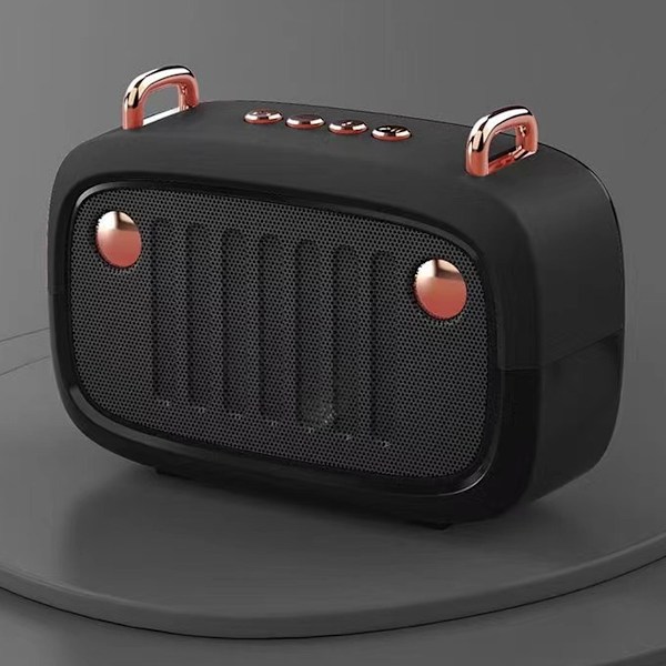 Bluetooth-högtalare, trådlös vintage-högtalare, utomhus trådlös bärbar Bluetooth-högtalare