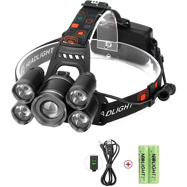 LED-otsavalot, Neolight Super Bright 5 LED High Lumen ladattava