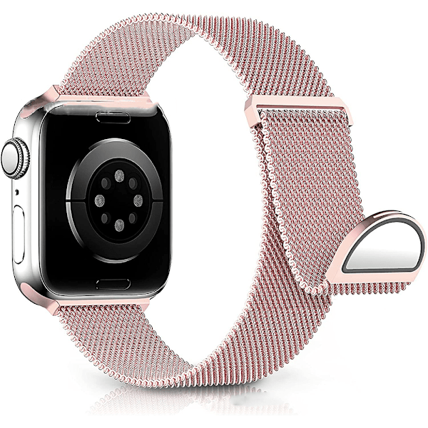 Ersättningsarmband kompatibelt med Apple Watch-armband 41 mm 40 mm 38 mm för kvinnor/män, dubbla magnetiska justerbara armband