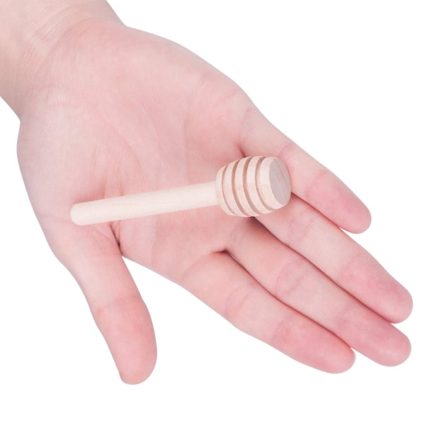 30 stk. Mini træ honning dipper pinde, 3 tommer server til honningkrukke dispensere dryp honning