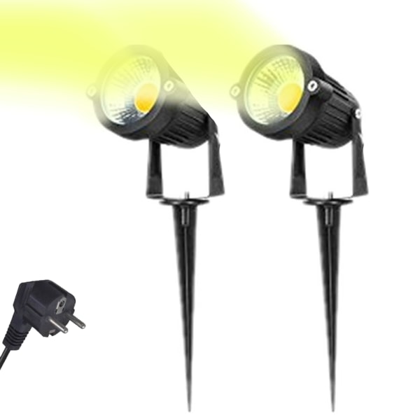 2PACK Utomhuslandskapsbelysning LED-landskapsbelysning för gård, Y