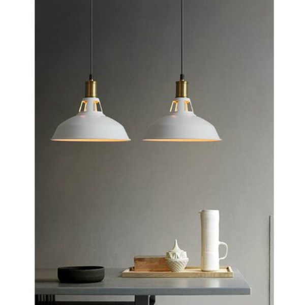 Vintage industriell pendellampe E27 LED-lampe Retro taklampe