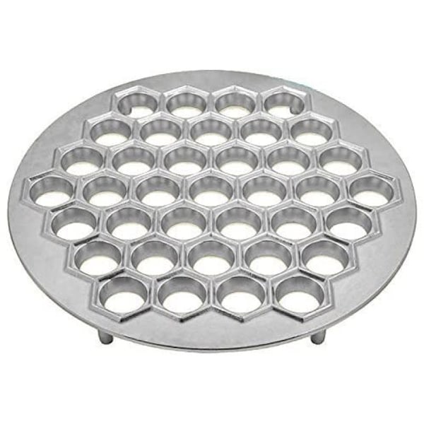 Täytettyjen nyyttien taikinamuotti Keksleikkuri Pelmeniza Maultaschen Former Ravioli Former Pelmeni-muotti (Valettu alumiini hopea)