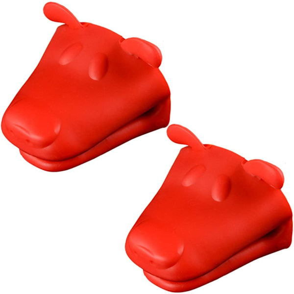 Mini ugnsvantar handskar-BPA-fri silikon, värmebeständig,