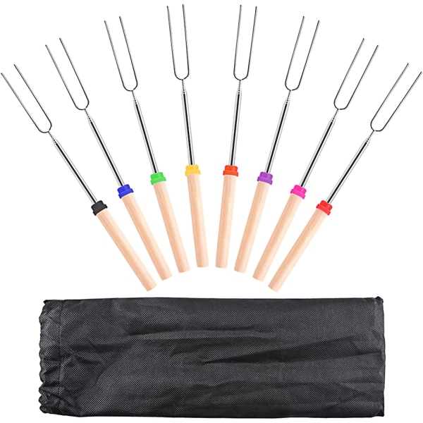 AIYEGO Marshmallow Roasting Sticks, 32-tums teleskopisk grill