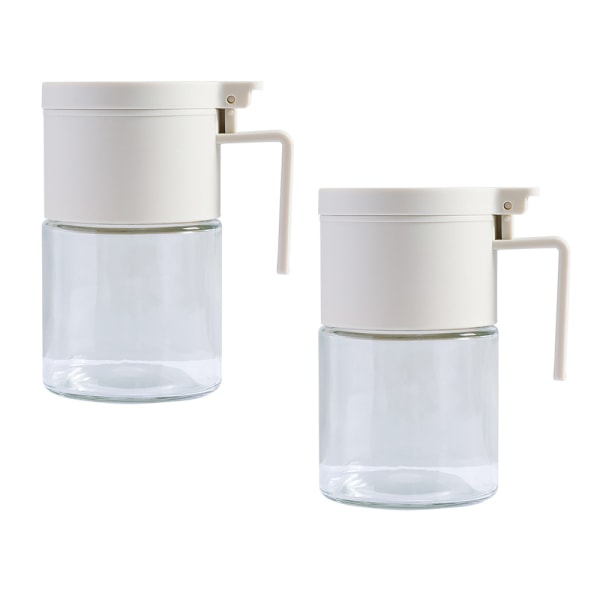 Glass Spice Jars Moisture-Proof Spice Containers with Spoons,
