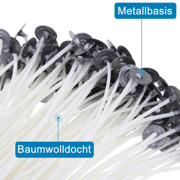 Kerzendocht 50 stk. Kerzendochte Kerzen Dochte Candle Wick