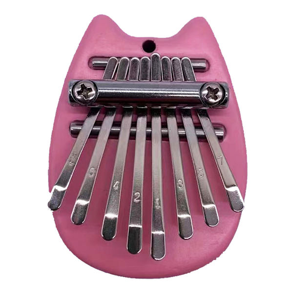Mini Kalimba 8 Tangenter Tommelfingerklaver Sød Bærbar Fingerklaver Træ