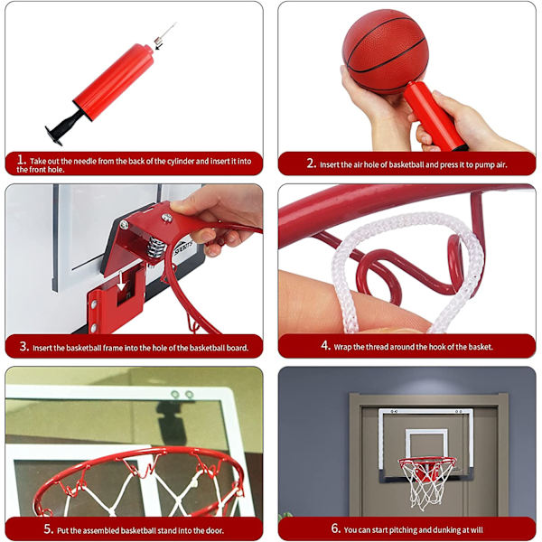Mini Basketball  brett med komplett basketballtilbehør