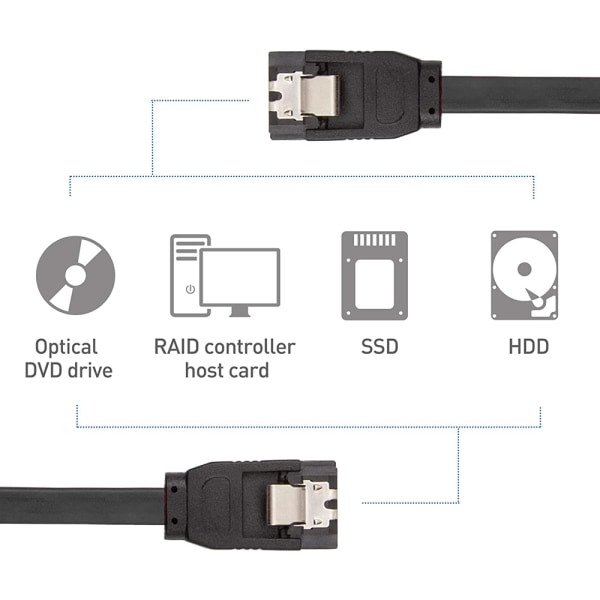 3,0 Solid State Harddisk Seriell Port Datakabel