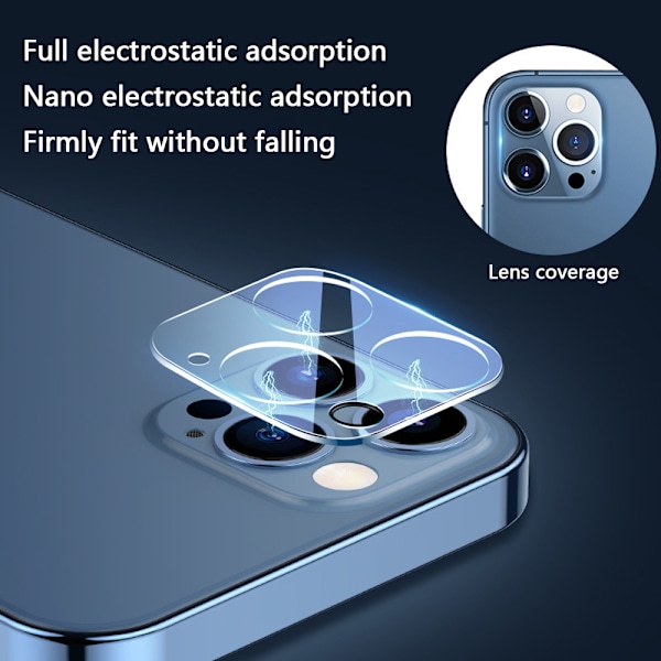 [2-Pack] iPhone 11/12 Linsskydd I Härdat Glas