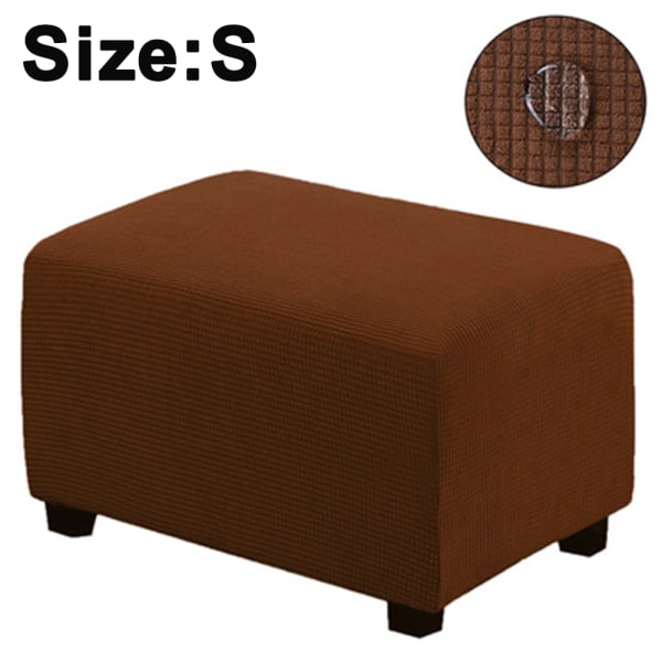 Easy-Going Stretch Ottoman Cover Folding Storage Stool Furniture