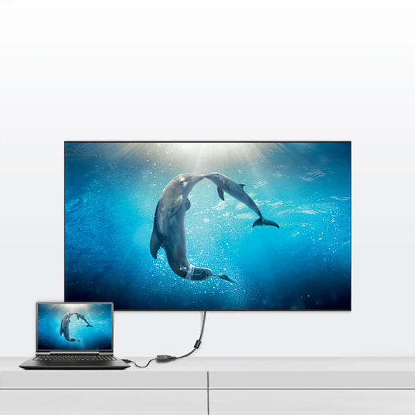 Multifunktionell USB C till VGA Adapter Typ C till VGA Adapter Konverterare