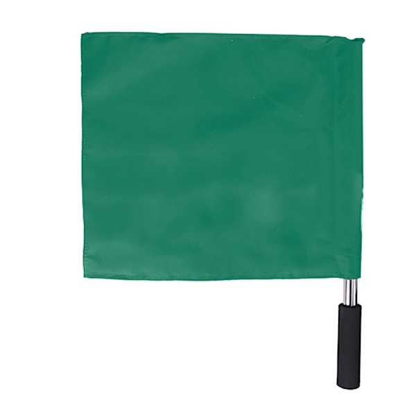 Sports Race Konkurrence Start Atletik Hjørne Patrulje Hånd Kommando Signal Vinkende Flag (Grøn)