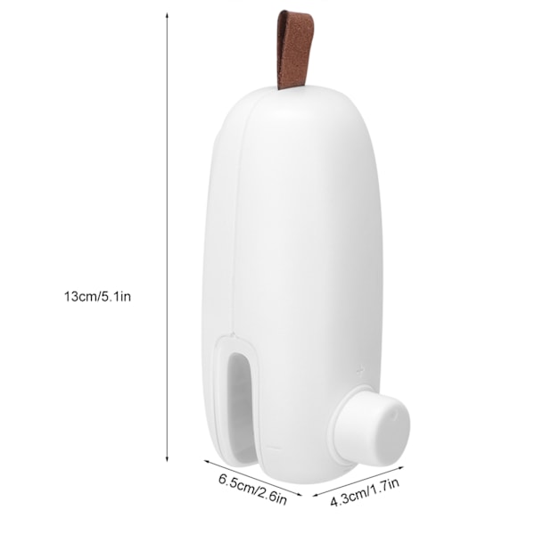 Handhållen Värme Vakuumförpackare För Att Bevara Matens Färskhet, Portabel Mini Förpackare Med Säkerhetslåsfunktion För Återförslutning Av Plastpåsar, 2-i-1 Förpackare