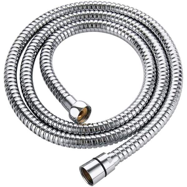 Duschsslang 1,5M Kromat Rostfritt Stål Universell Anti-twist Sho