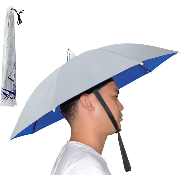 Umbrella Hat, Hands Free Umbrella Cap for Adults and Kids,