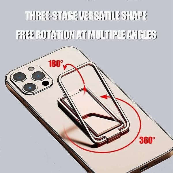 Universal foldbar ringtelefonholder i zinklegering Magnetisk bil tablet skrivebordsgreb