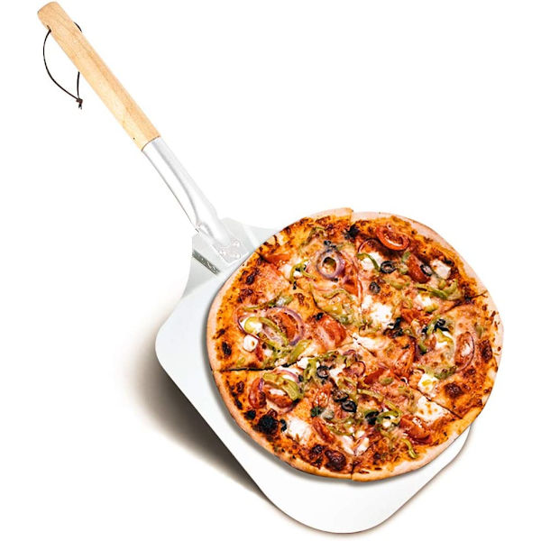 Pizzaspade, aluminiums pizzaskall, pizzaskall, pizzaskall med