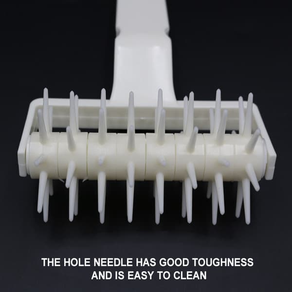 Baking Tools Pizza Dough Roller Pizza Hole Needle Wheel Biscuit Wheel Needle Suitable for Household Tools Home Kitchen Small
