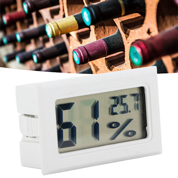 Reptil Termometer Mini Digital Fugtighed og Temperatur Måler Sensor til Reptil Tanke 3V