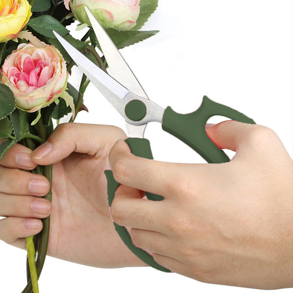 Hagesaks for blomster, rustfritt stål blomstersaks, sterk