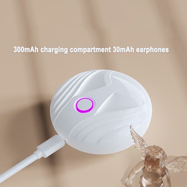 Trådløse ørepropper, Bluetooth 5.0 øretelefoner, ladetaske, parring til airpod Apple Android iPhone
