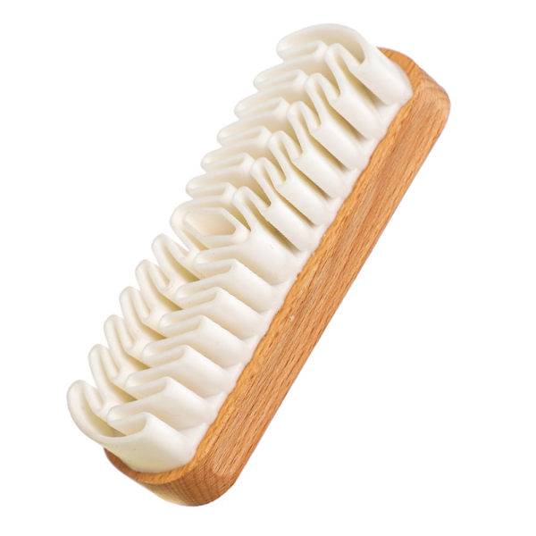 Rengöringsborste för mockaskor, torr dammborttagningsborste, mocka/nubuckläder/lädermaterial