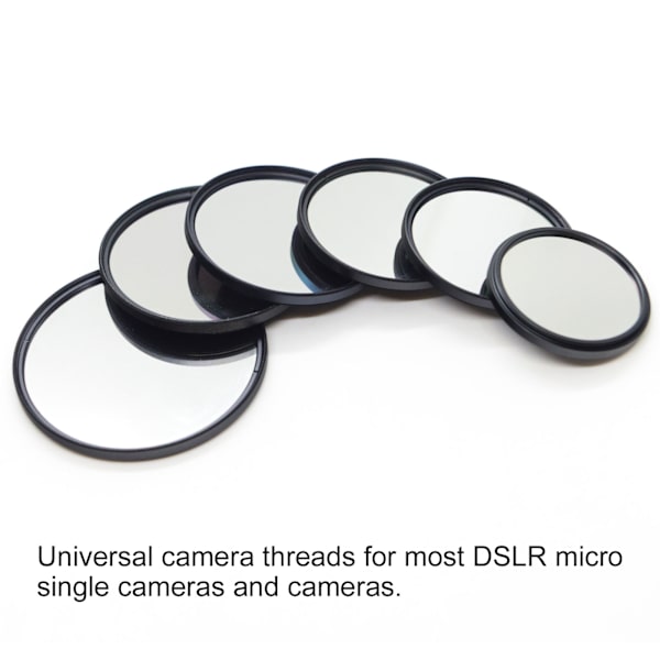 Kamera UV-filter linse solfilter sol linse filter tilbehør til fotografering film 62mm / 2.44in
